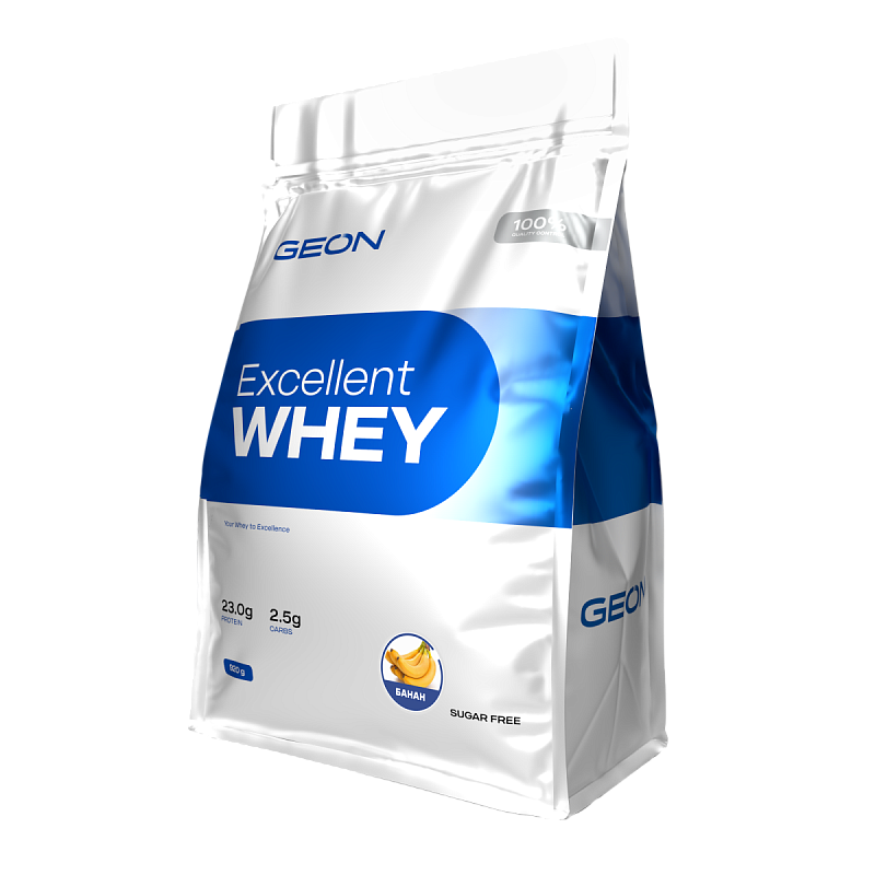 Протеин GEON EXCELLENT WHEY Банан, 77% белка (920г)