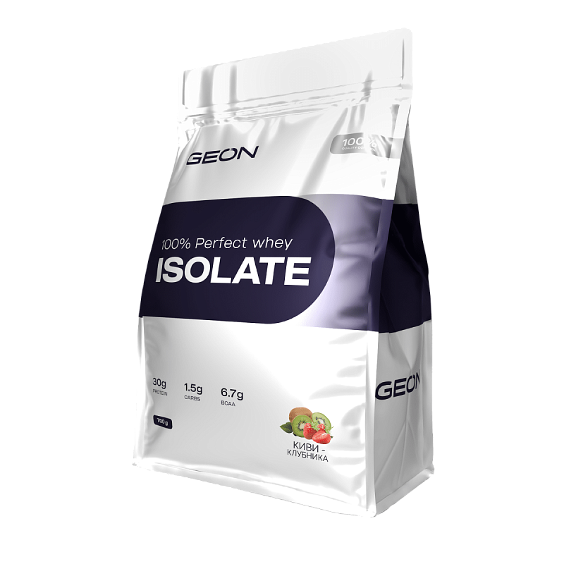 Изолят GEON™ 100% PERFECT WHEY Киви и Клубника, 85% белка 700 грамм