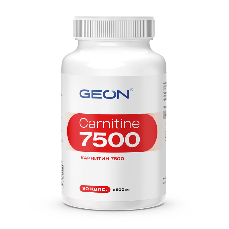 Карнитин GEON™ CARNITINE 7500 90 капсул х 800 мг