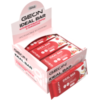 Протеиновые батончики GEON IDEALBAR  Клубничный пирог с кокосом, 33% белка (60г х 10шт.)