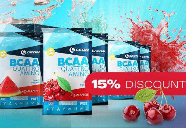 BCAA QUATTRO AMINO САШЕ -15% BCAA QUATTRO AMINO САШЕ -15%