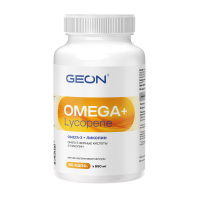 Омега жирные кислоты GEON™ OMEGA + LYCOPENE 90 капсул х 950 мг