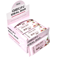 Протеиновые батончики GEON IDEALBAR  Малиновый мусс, 33% белка (60г х 10шт.)