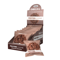 Протеиновое печенье GEON™ PROTEIN COOKIE Двойной шоколад, 25% белка (40 г х 10 шт.)