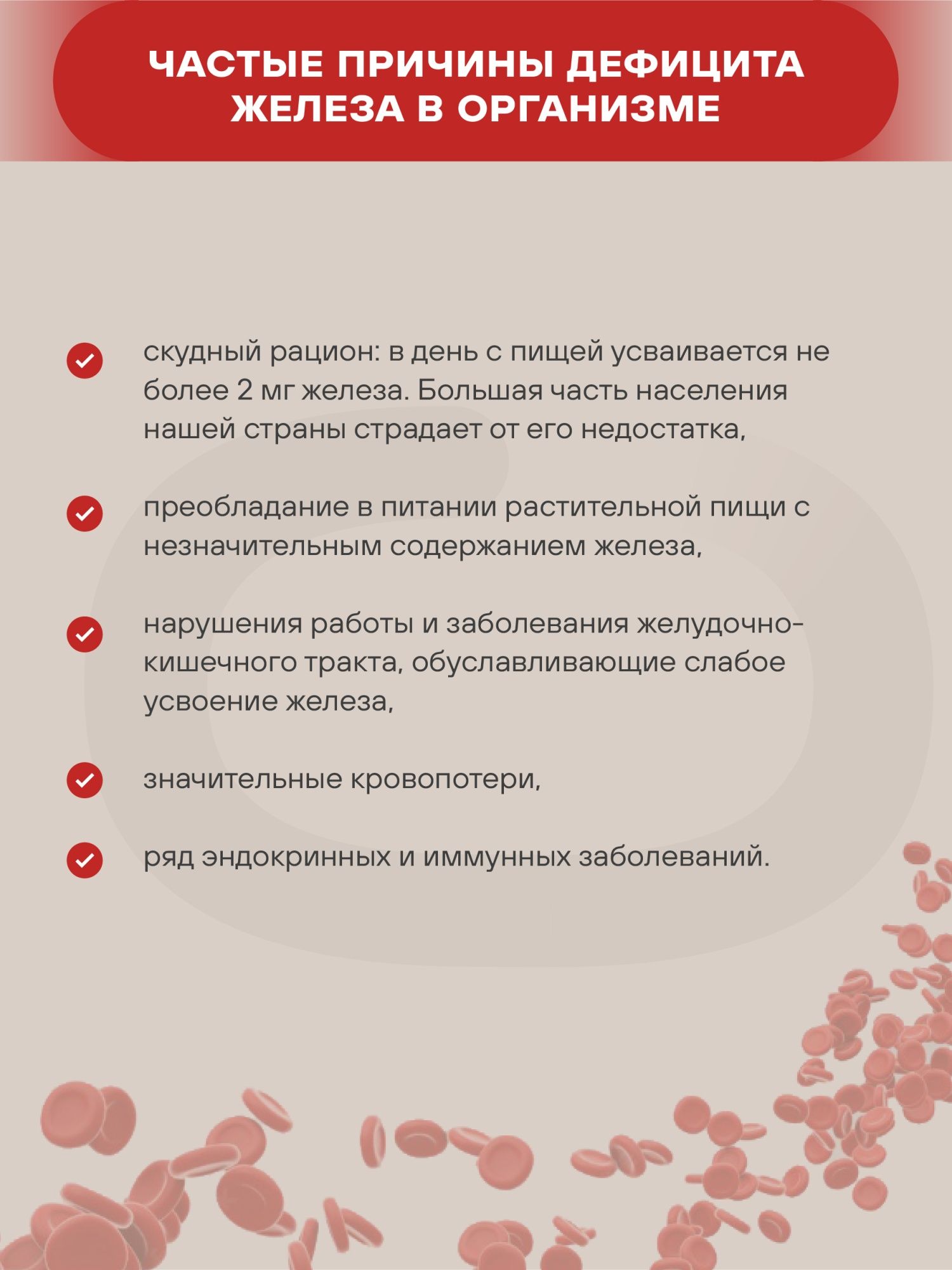 Биологически активная добавка GEON™ FERRUM COMPLEX 60 капсул х 500 мг