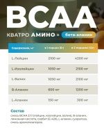 Аминокислотный комплекс GEON™ BCAA QUATTRO AMINO + β-аланин Апельсин 350 грамм