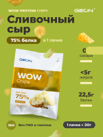 Протеиновые чипсы GEON™ WOW CHIPS Сливочный сыр, 75% белка (30г)