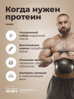 Протеин GEON EXCELLENT WHEY Шоколад, 77% белка (920г)