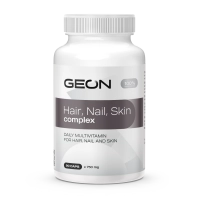Витамины для красоты кожи, волос и ногтей GEON™ Hair Nail Skin Complex, 90 капсул Х 750 мг
