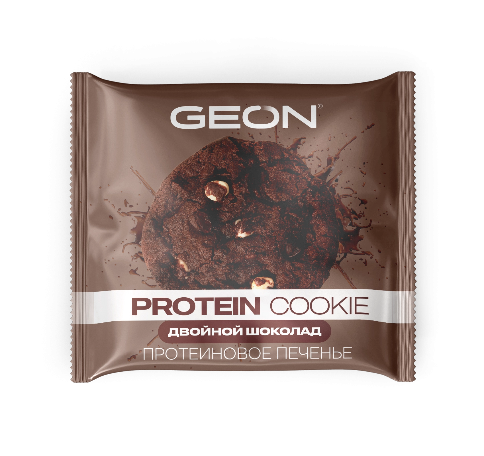 Протеиновое печенье GEON™ PROTEIN COOKIE Двойной шоколад, 25% белка (40 г х 10 шт.)