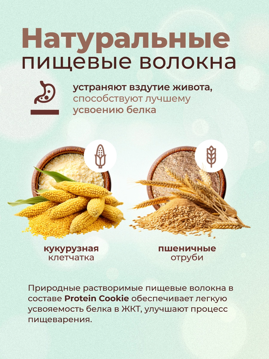 Протеиновое печенье GEON™ PROTEIN COOKIE Двойной шоколад, 25% белка (40 г х 10 шт.)