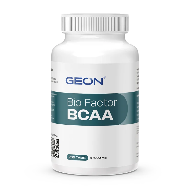 Аминокислотный комплекс GEON™ BIO FACTOR BCAA  200 таблеток х 1000 мг