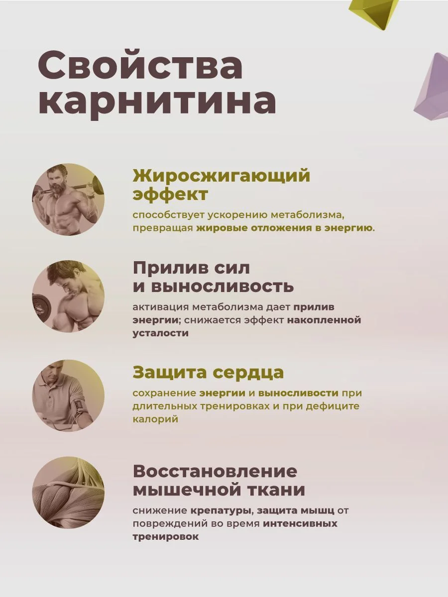 Жиросжигатель в ацетилированной форме GEON™ N-Acetyl L-Carnitine 75 капсул х 600 мг