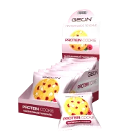 Протеиновое печенье GEON™ PROTEIN COOKIE Малиновый чизкейк, 25% белка (40 г х 10 шт.)
