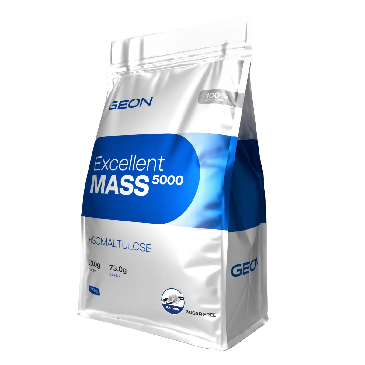 Гейнер GEON EXCELLENT MASS 5000  Ваниль, 25% белка 2720 грамм