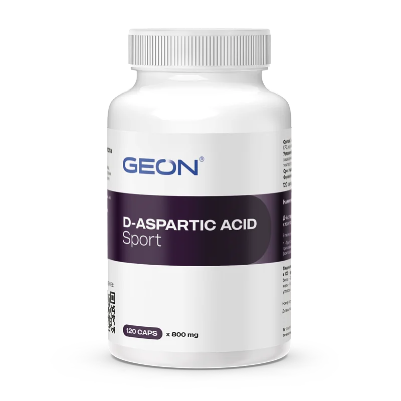 Д-аспарагиновая кислота GEON™ D-Aspartic acid sport 120 капсул х 800 мг