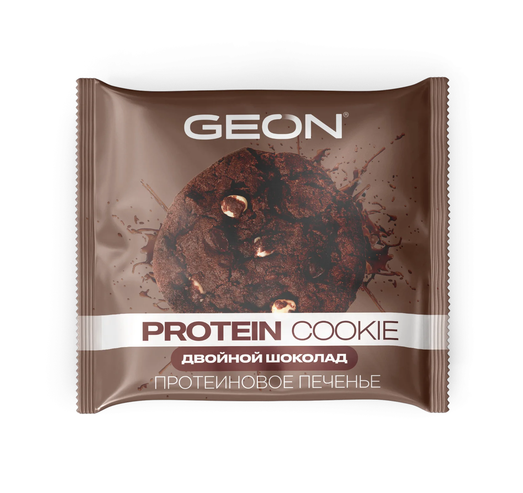 Протеиновое печенье GEON™ PROTEIN COOKIE Двойной шоколад, 25% белка (40 г х 10 шт.)